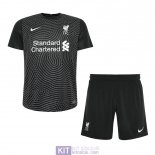 Maglia Liverpool Bambino Portiere Black 2020/2021