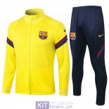 Barcelona Giacca Yellow + Pantaloni 2020/2021