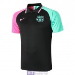 Maglia Barcelona Polo Purple Black Green 2020/2021