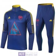 Arsenal x Humanrace Formazione Felpa Blue+ Pantaloni 2020/2021