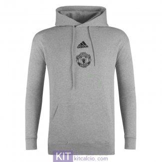 Manchester United Felpa Cappuccio Grey 2020/2021