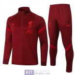 Liverpool Giacca Burgundy + Pantaloni 2020/2021