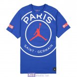 Maglia PSG x Jordan Training Blue Big Logo 2020/2021