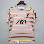 Maglia Liverpool Training Grey Stripes 2021/2022