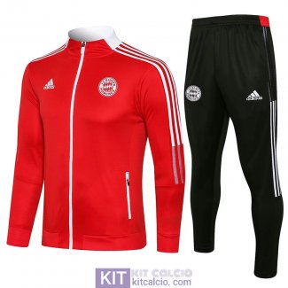 Bayern Munich Giacca Red II + Pantaloni Black II 2021/2022