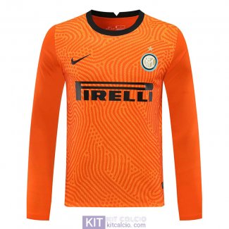 Maglia ML Inter Milan Portiere Orange 2020/2021