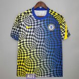 Maglia Chelsea Training Blue Yellow II 2021/2022