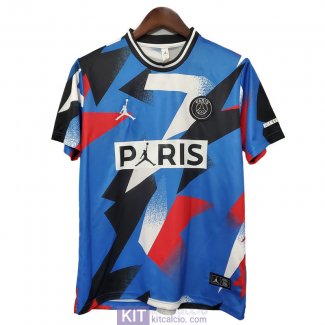 Maglia PSG x Jordan Training Blue Black Red 2020/2021