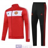 Manchester United Giacca Red White + Pantaloni 2020/2021