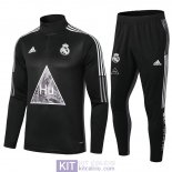 Real Madrid x Humanrace Formazione Felpa Black+ Pantaloni 2020/2