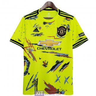 Maglia Manchester United Training Green 2020/2021