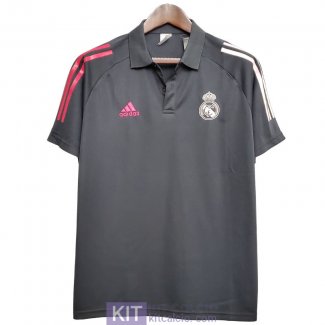 Maglia Real Madrid Polo Black 2020/2021