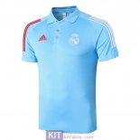 Maglia Real Madrid Polo Blue 2020/2021